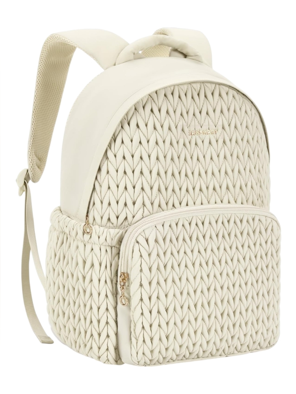 BAGSMART Carry On Quilted Backpack Women Travel Laptop Bag Personal Item NWT